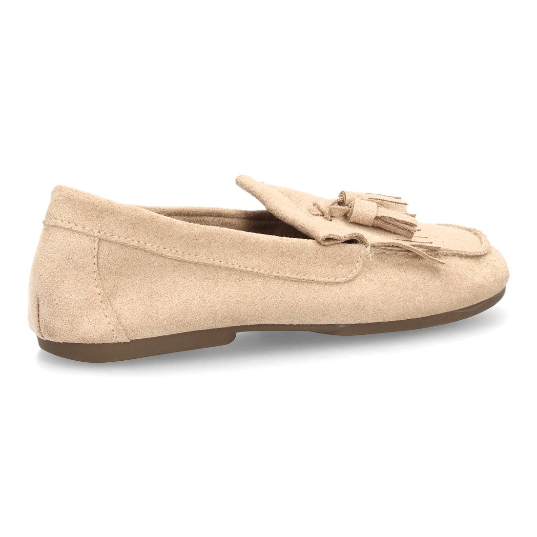 Mocasines de estilo clásico de mujer con adorno de flecos en y borlas