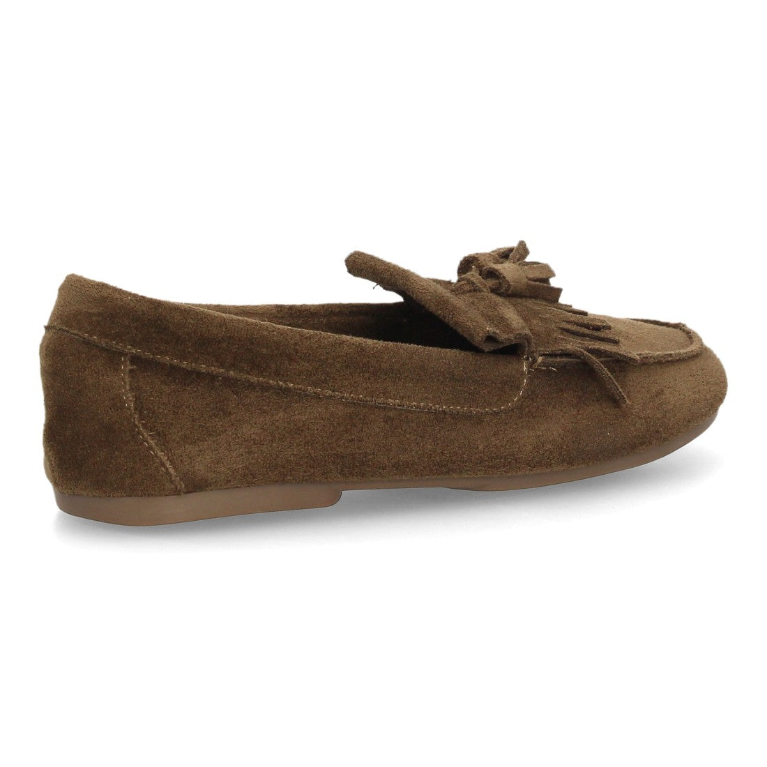 Mocasines de estilo clásico de mujer con adorno de flecos en y borlas