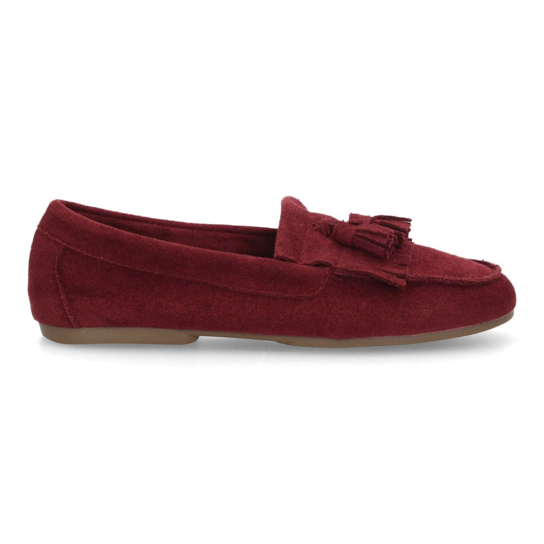 Mocasines de estilo clásico de mujer con adorno de flecos en y borlas