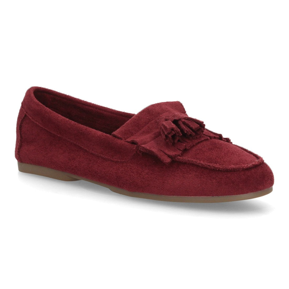 Mocasines de estilo clásico de mujer con adorno de flecos en y borlas