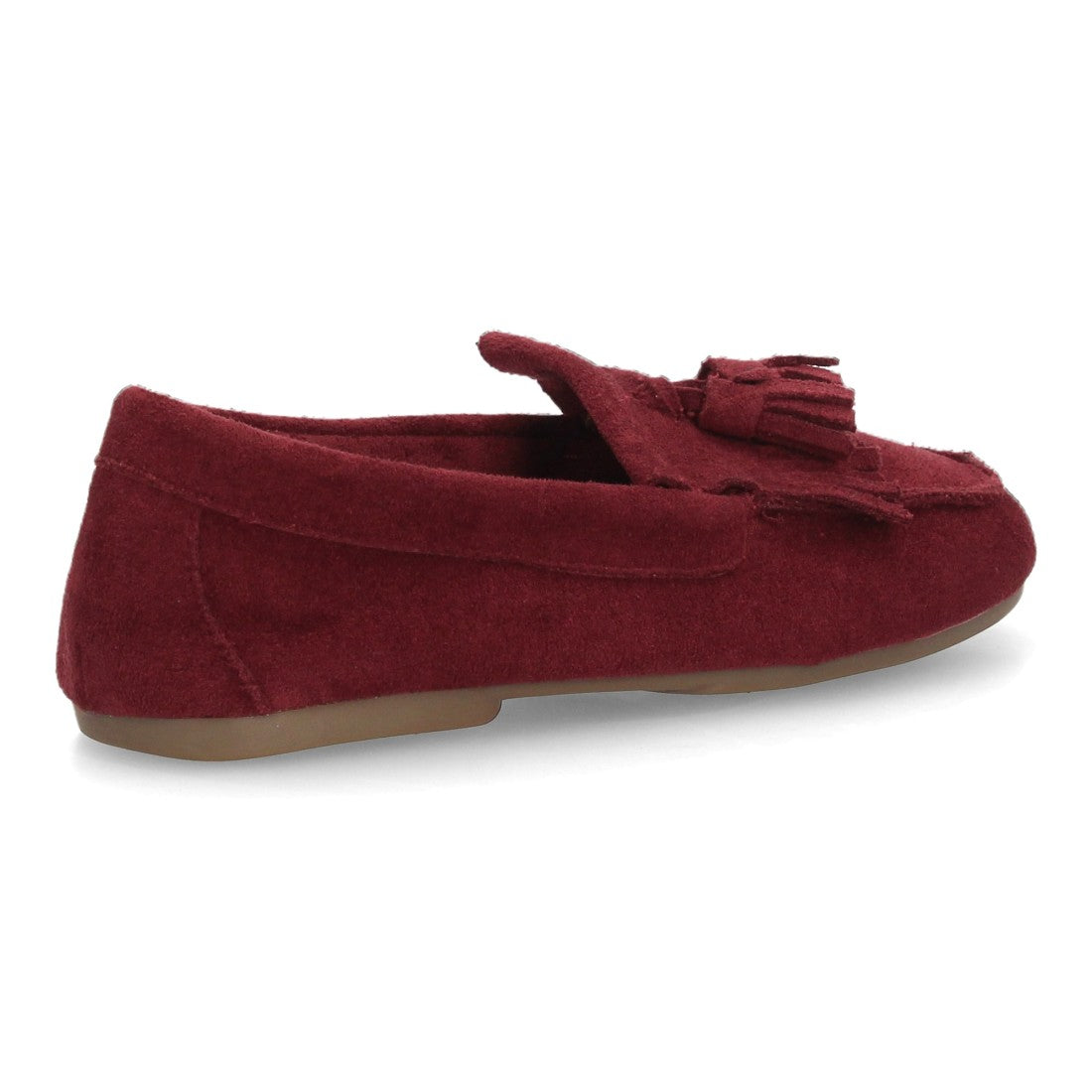 Mocasines de estilo clásico de mujer con adorno de flecos en y borlas