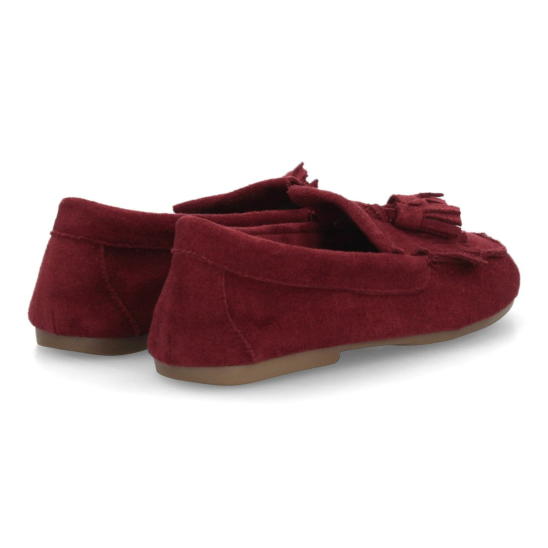 Mocasines de estilo clásico de mujer con adorno de flecos en y borlas