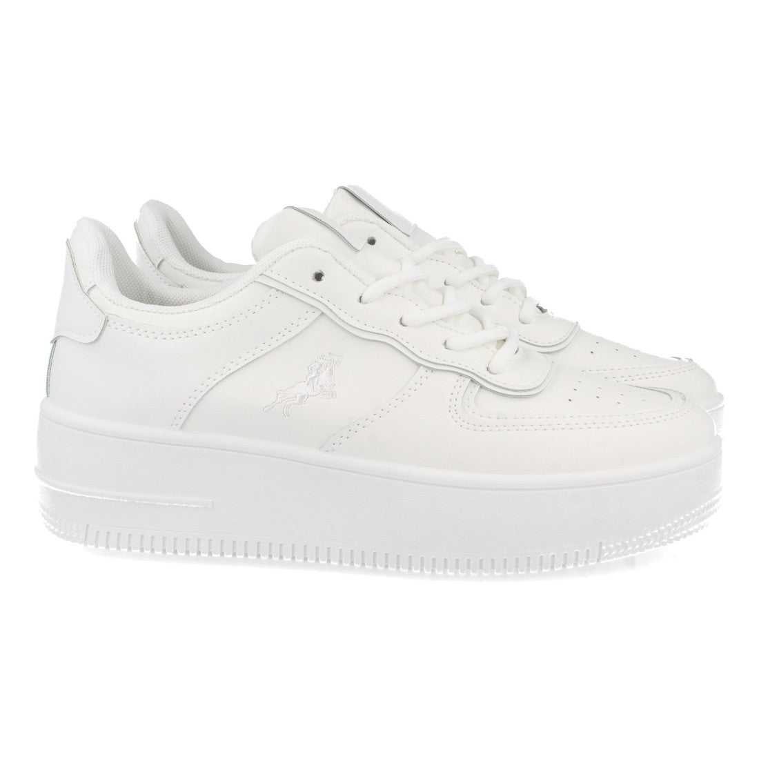 Zapatilla de mujer de plataforma - Blanco (Ref. N2CD-1525)