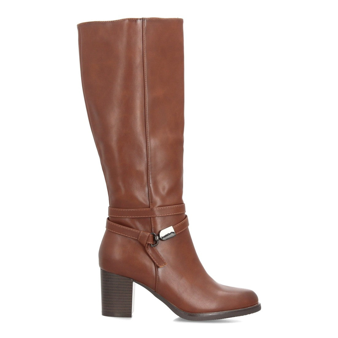 Botas altas de mujer con cierre de cremallera