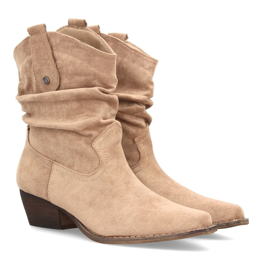 Botas de estilo cowboy de mujer con tacón bajo cómodo