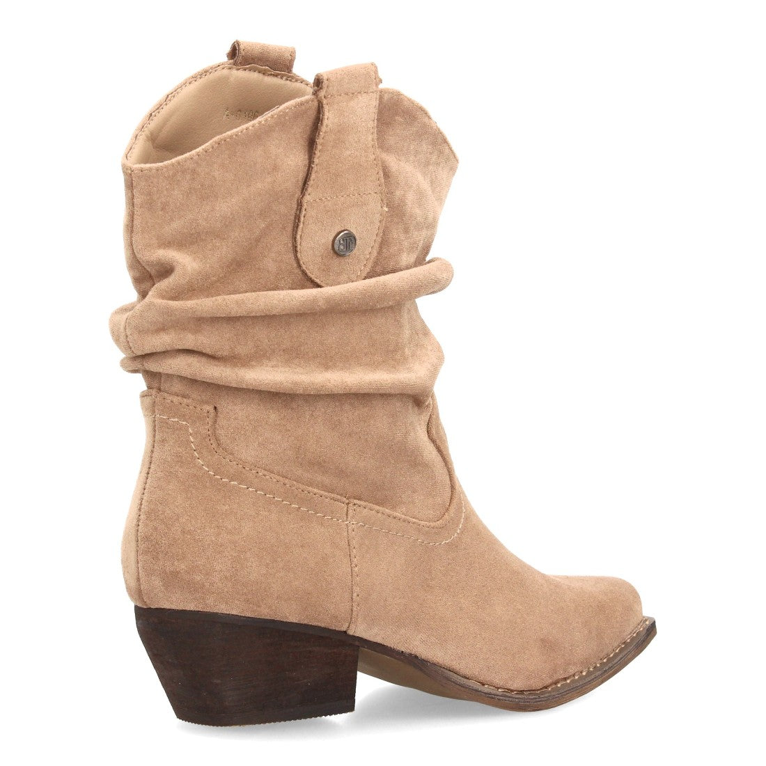 Botas de estilo cowboy de mujer con tacón bajo cómodo