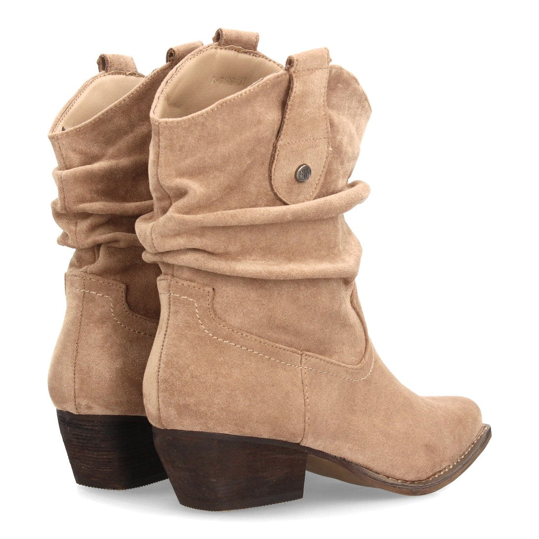Botas de estilo cowboy de mujer con tacón bajo cómodo