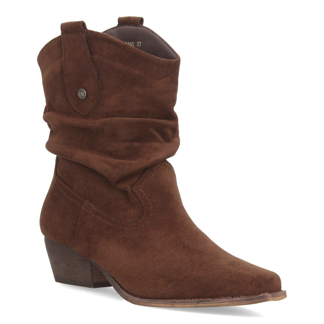 Botas de estilo cowboy de mujer con tacón bajo cómodo