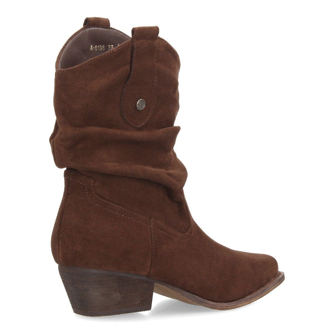 Botas de estilo cowboy de mujer con tacón bajo cómodo
