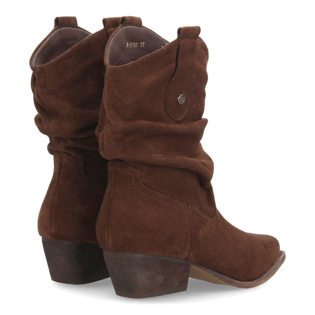 Botas de estilo cowboy de mujer con tacón bajo cómodo