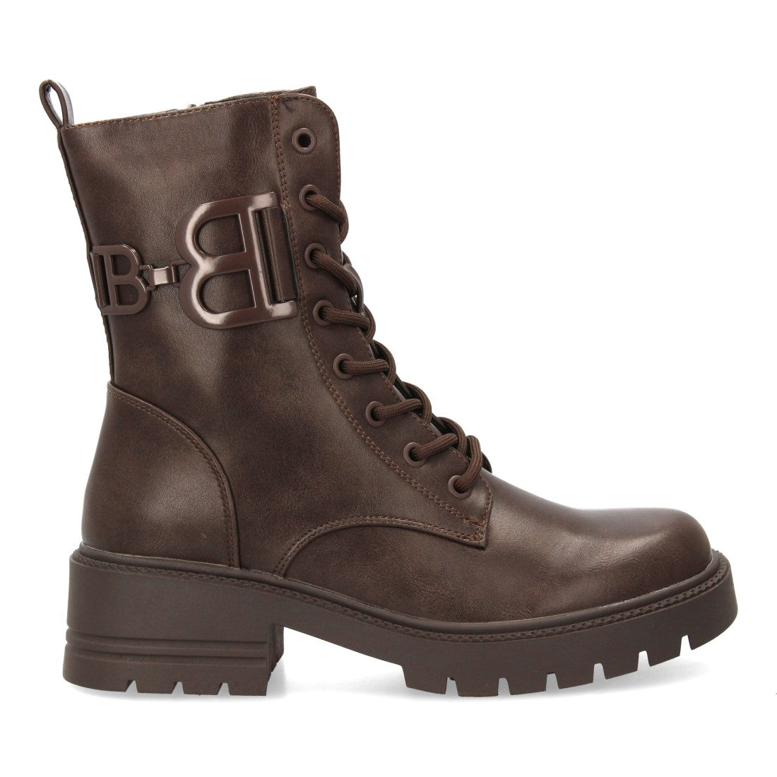 Bota estilo militar de mujer