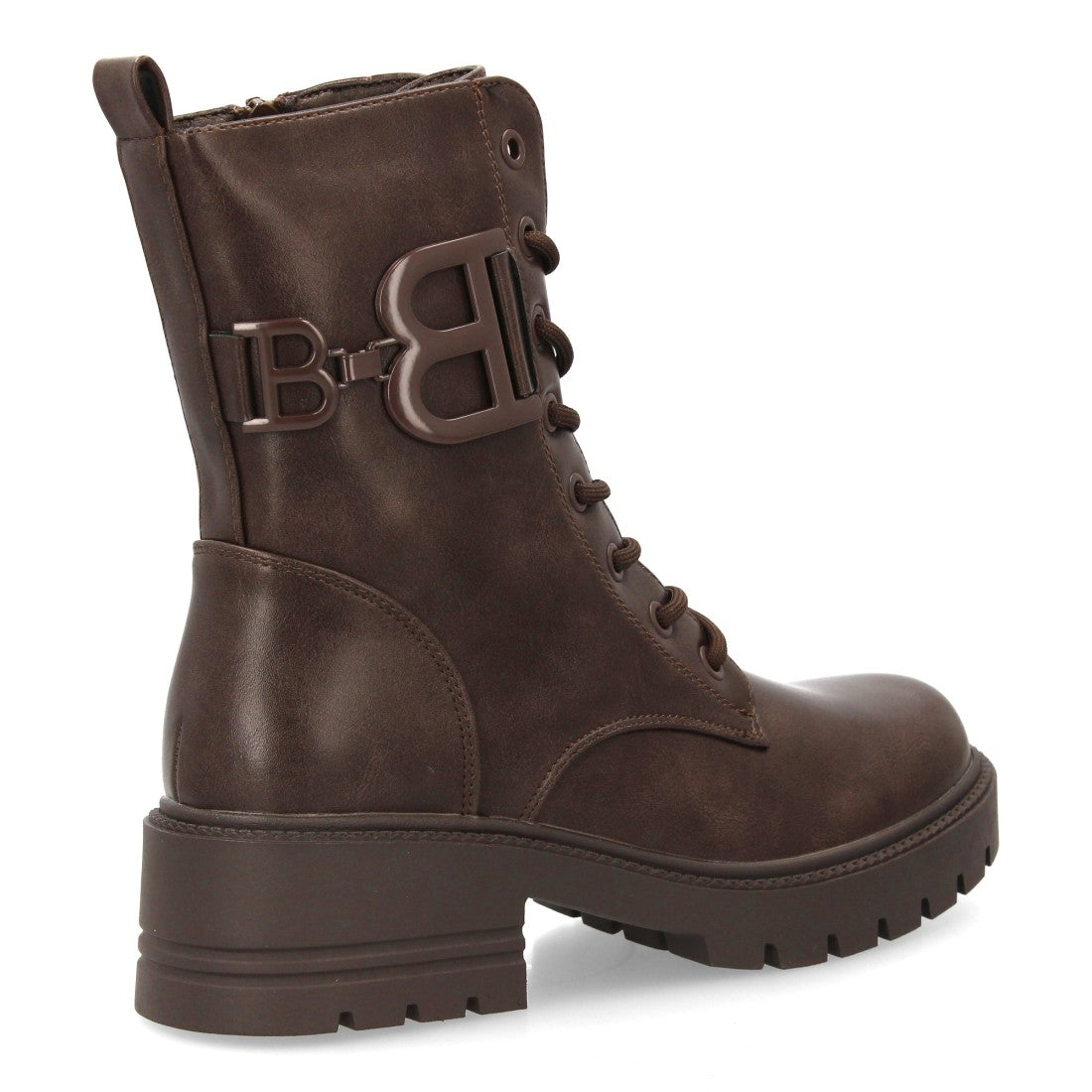 Bota estilo militar de mujer