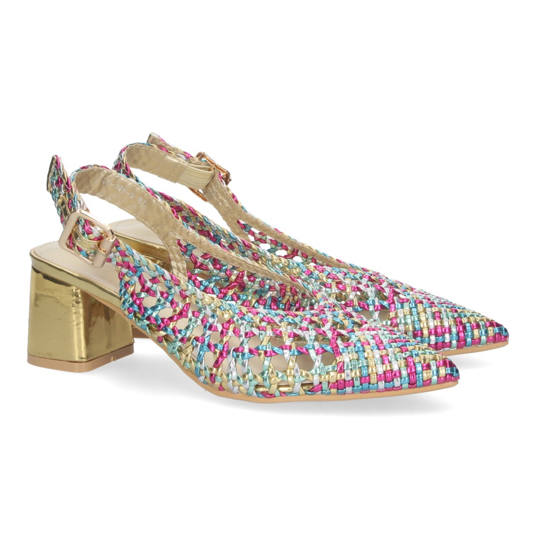 Zapato de tacón de mujer de punta fina