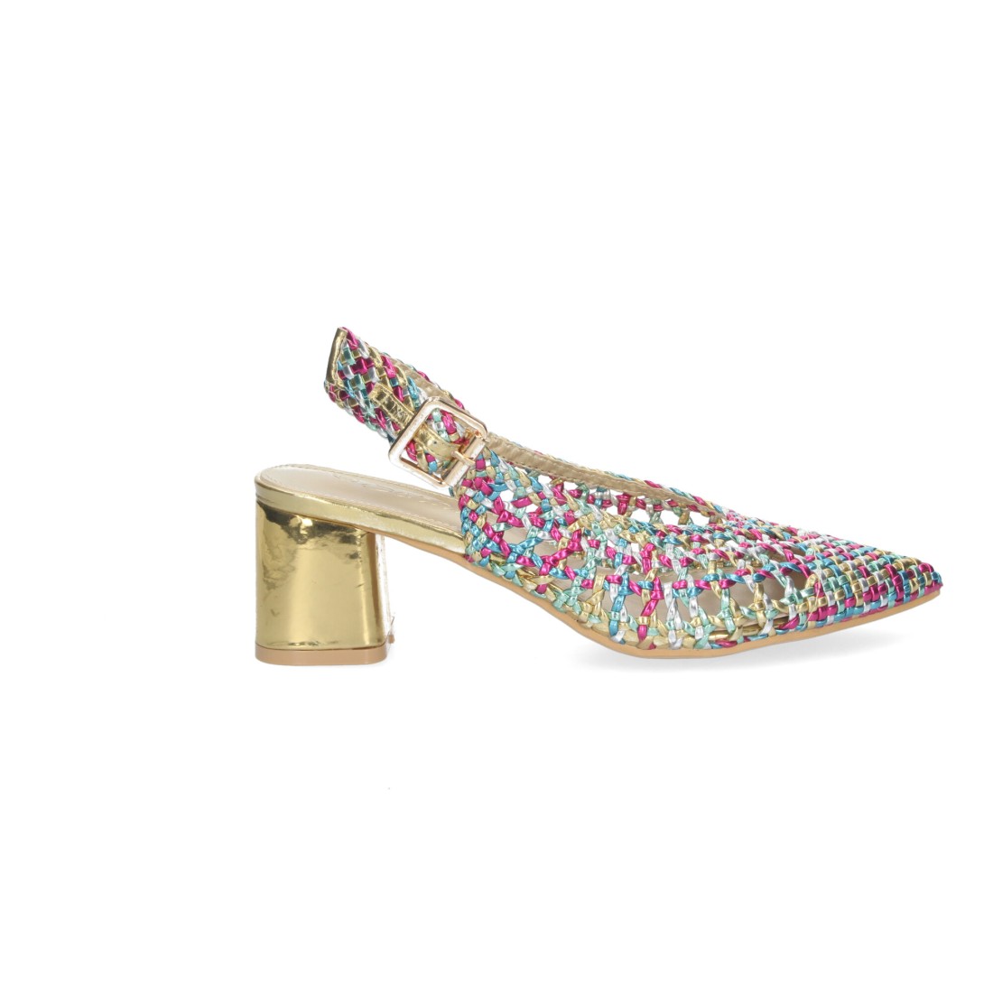 Zapato de tacón de mujer de punta fina