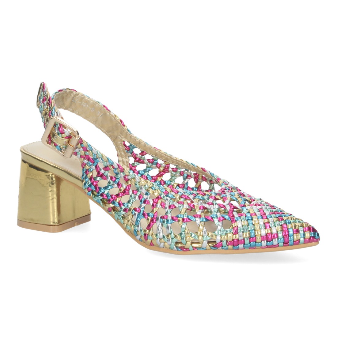 Zapato de tacón de mujer de punta fina