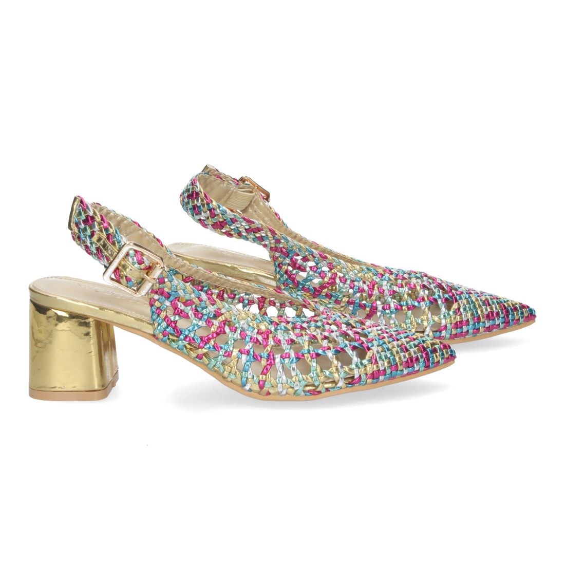 Zapato de tacón de mujer de punta fina