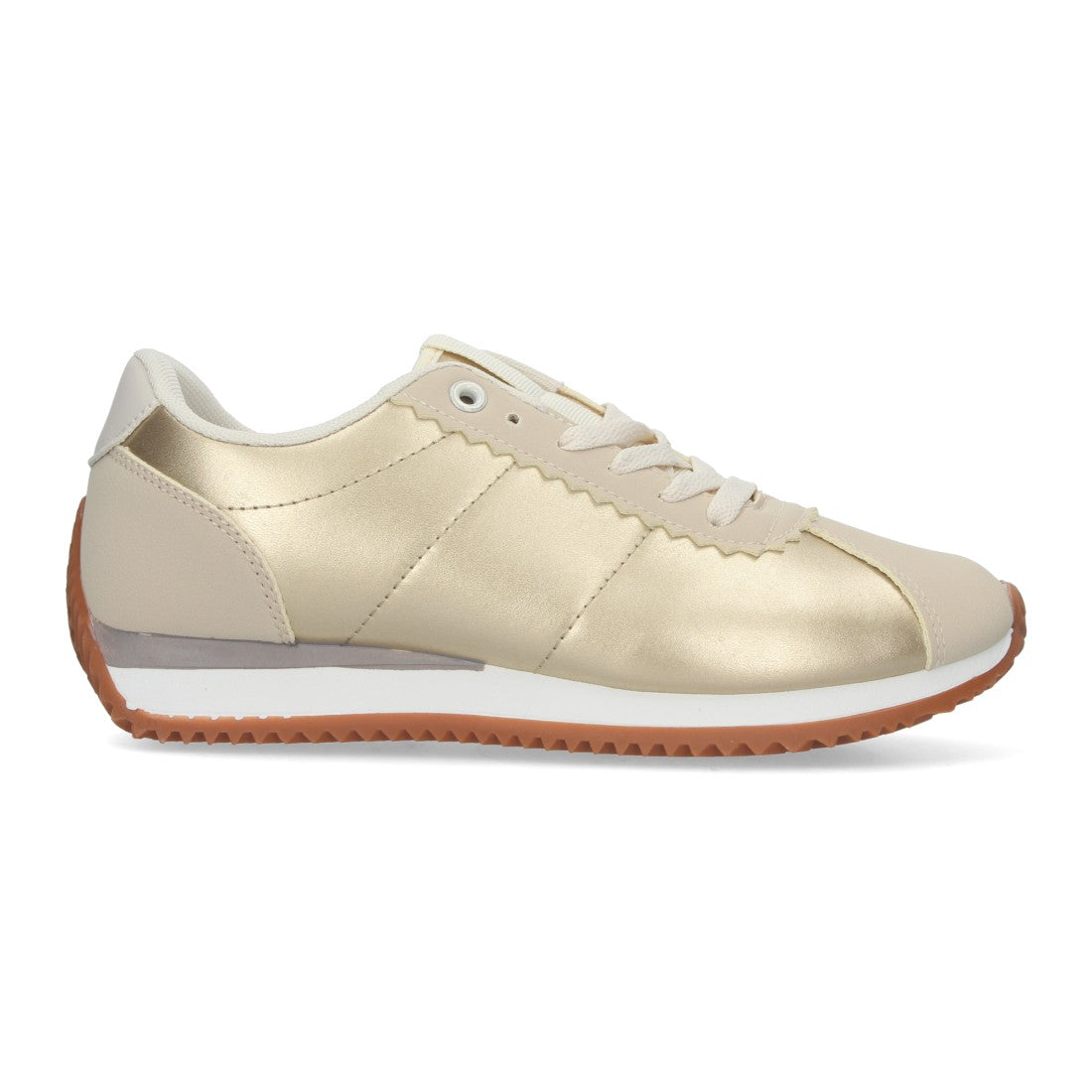 Zapatillas cómodas de mujer - Oro