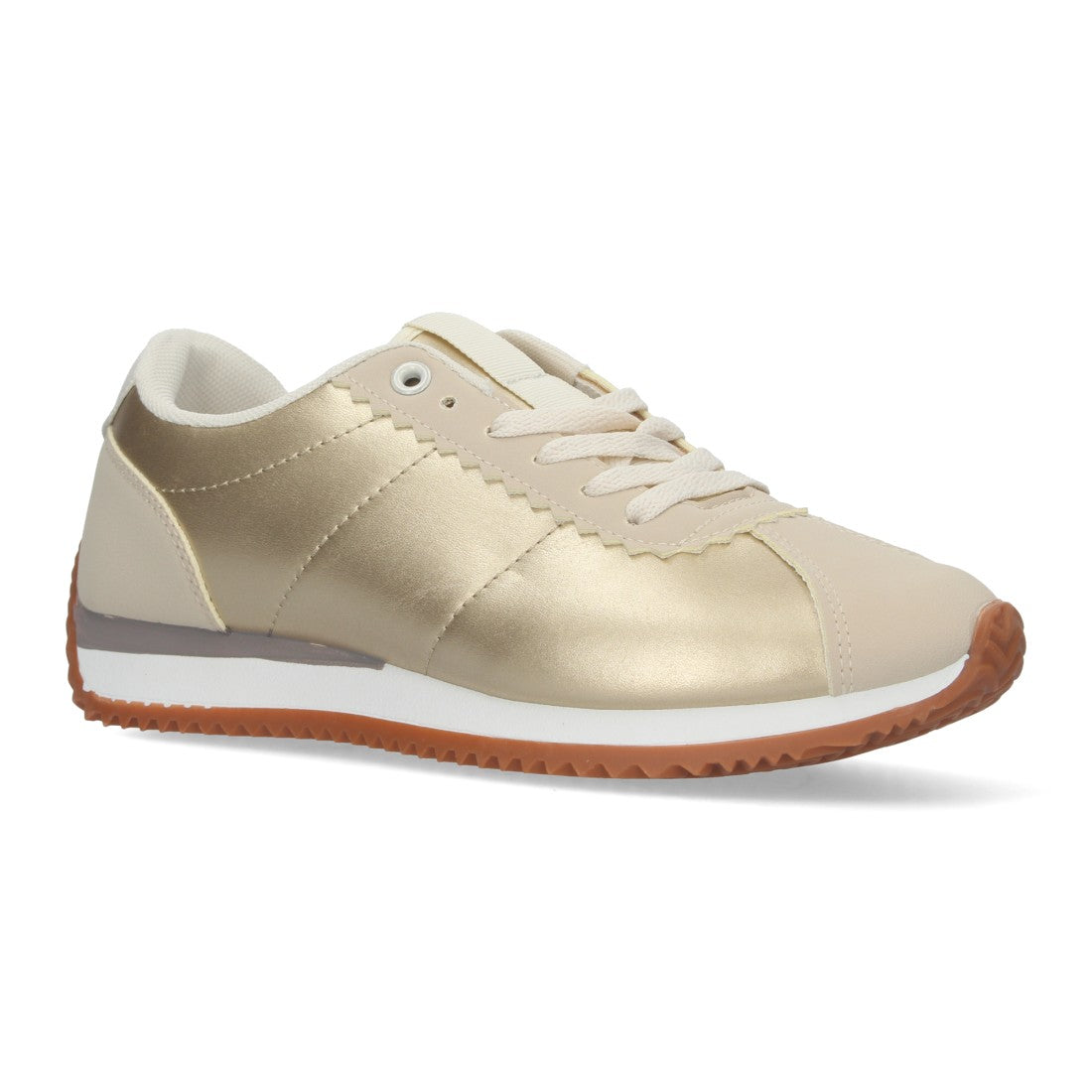 Zapatillas cómodas de mujer - Oro