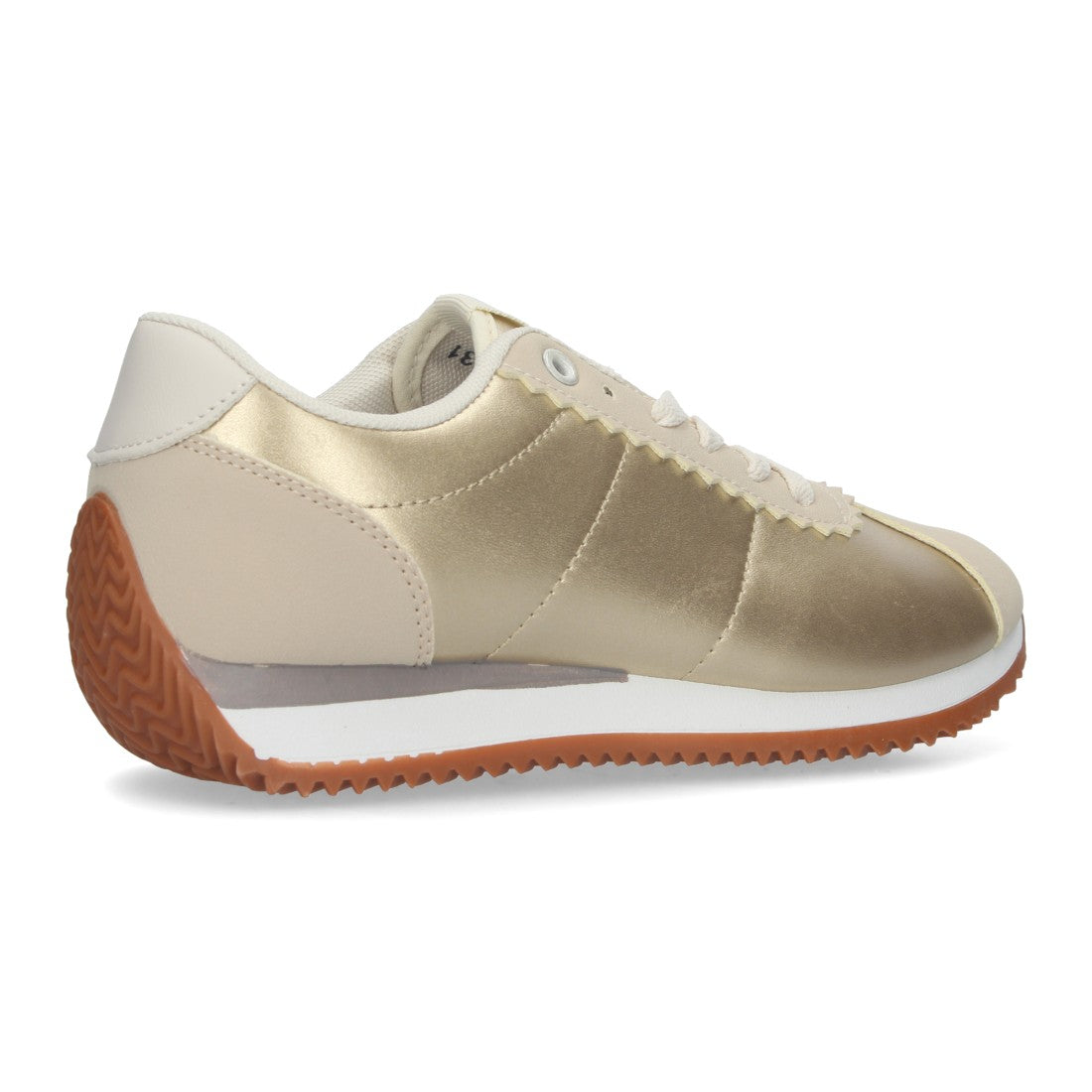 Zapatillas cómodas de mujer - Oro