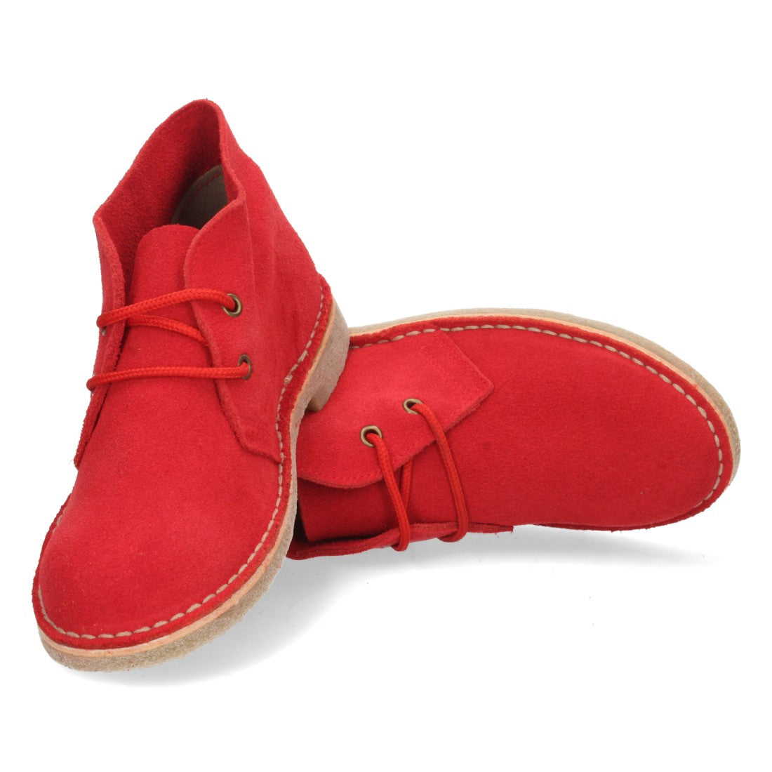 Botín desert boots de mujer con cierre de cordones primavera verano