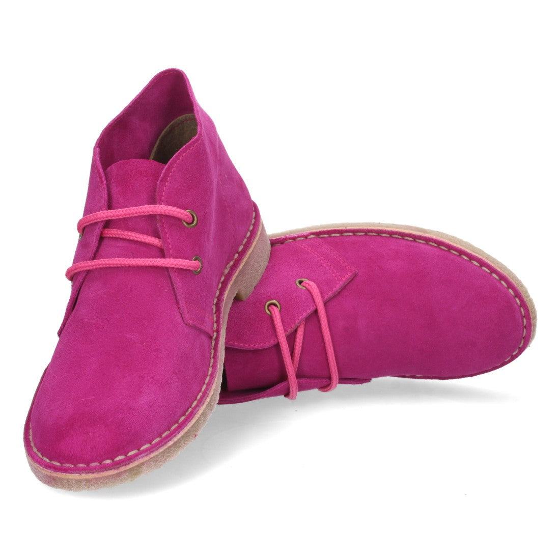 Botín desert boots de mujer con cierre de cordones primavera verano