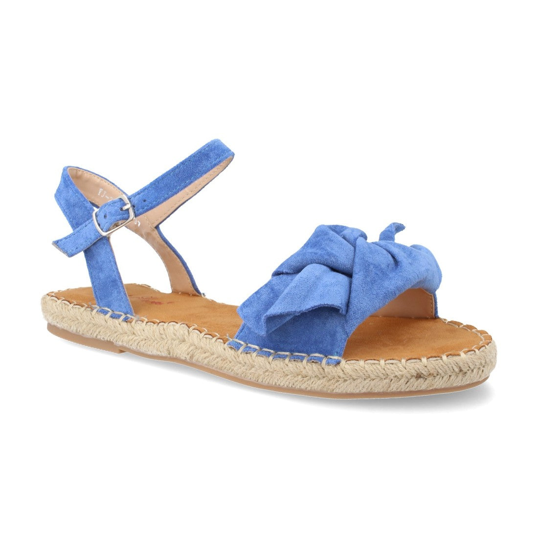Sandalia plana de yute casual