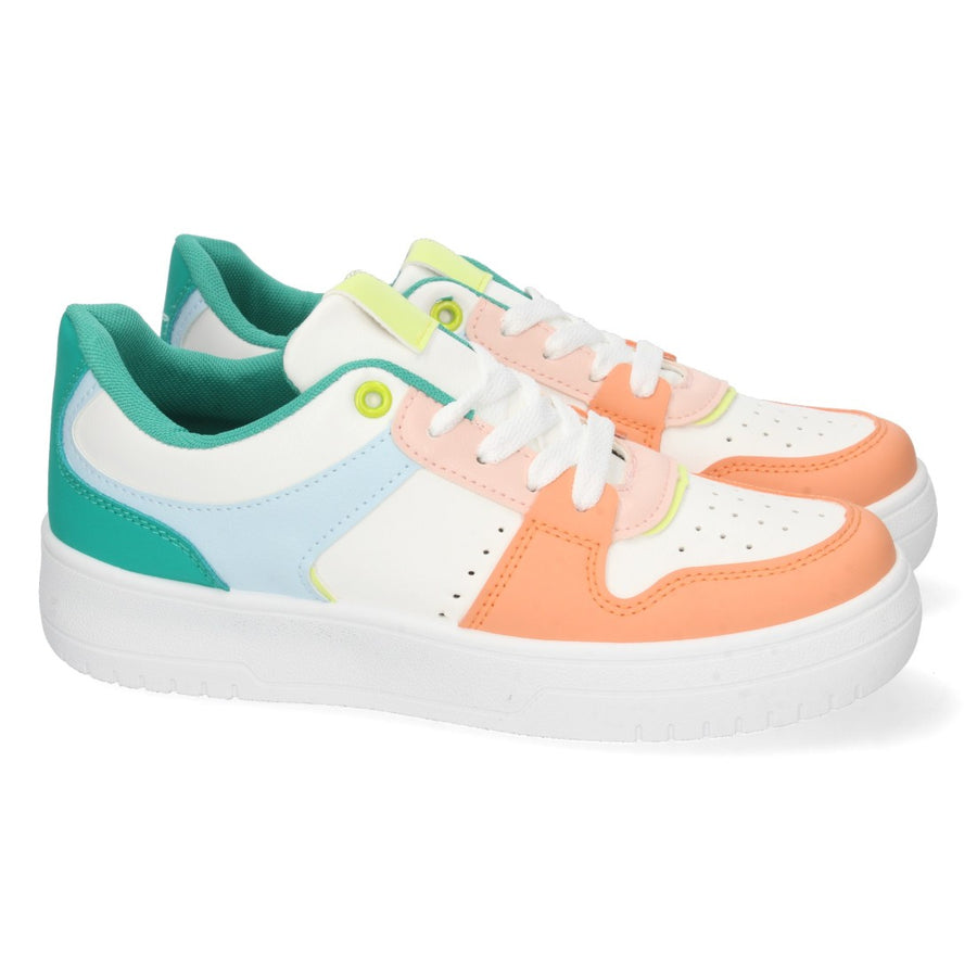 Zapatilla de mujer de plataforma - Multicolor