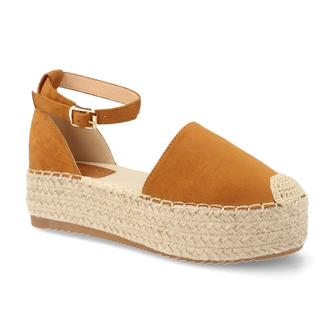 Sandalia de mujer - Camel (Ref. JS930)