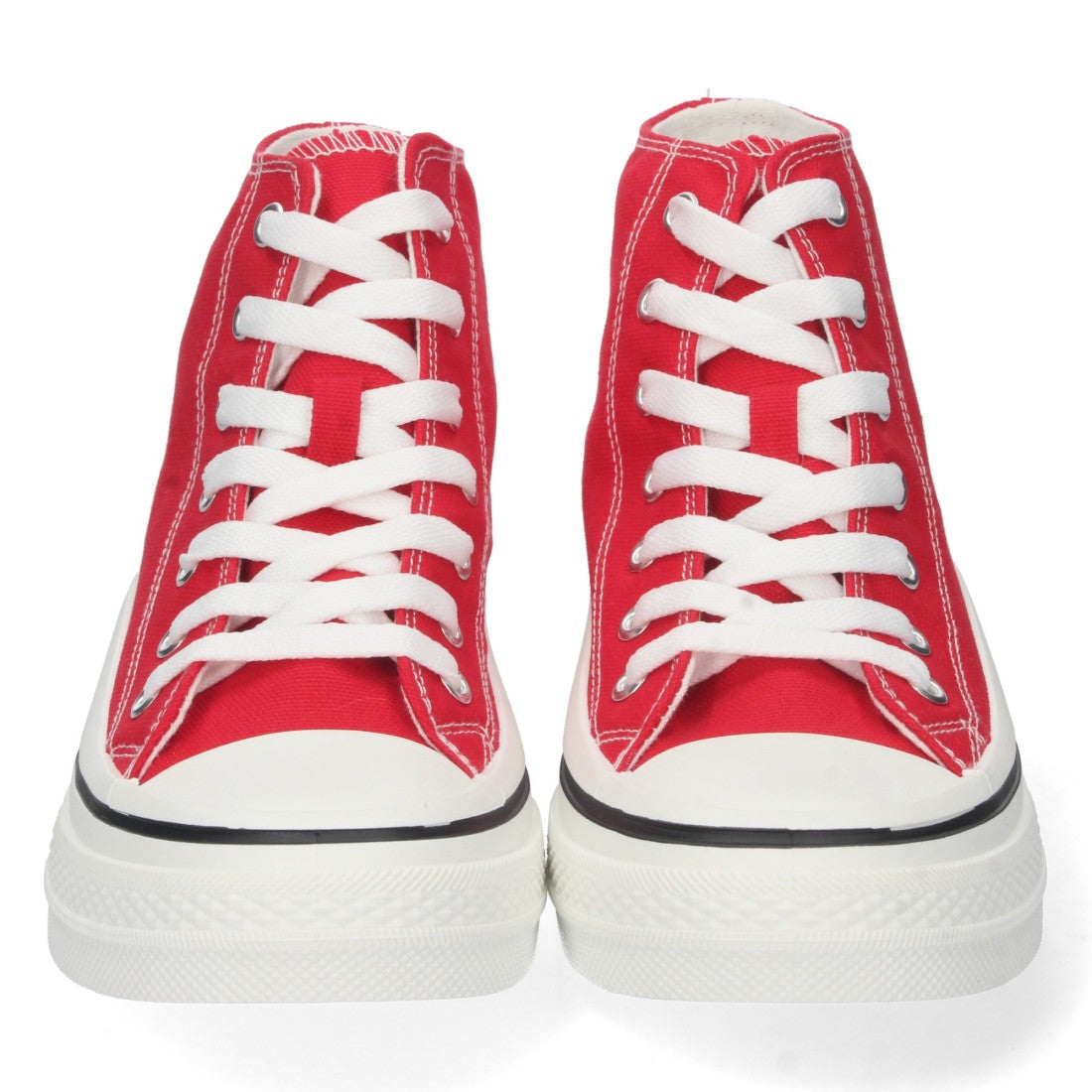 Zapatilla abotinada de mujer con plana