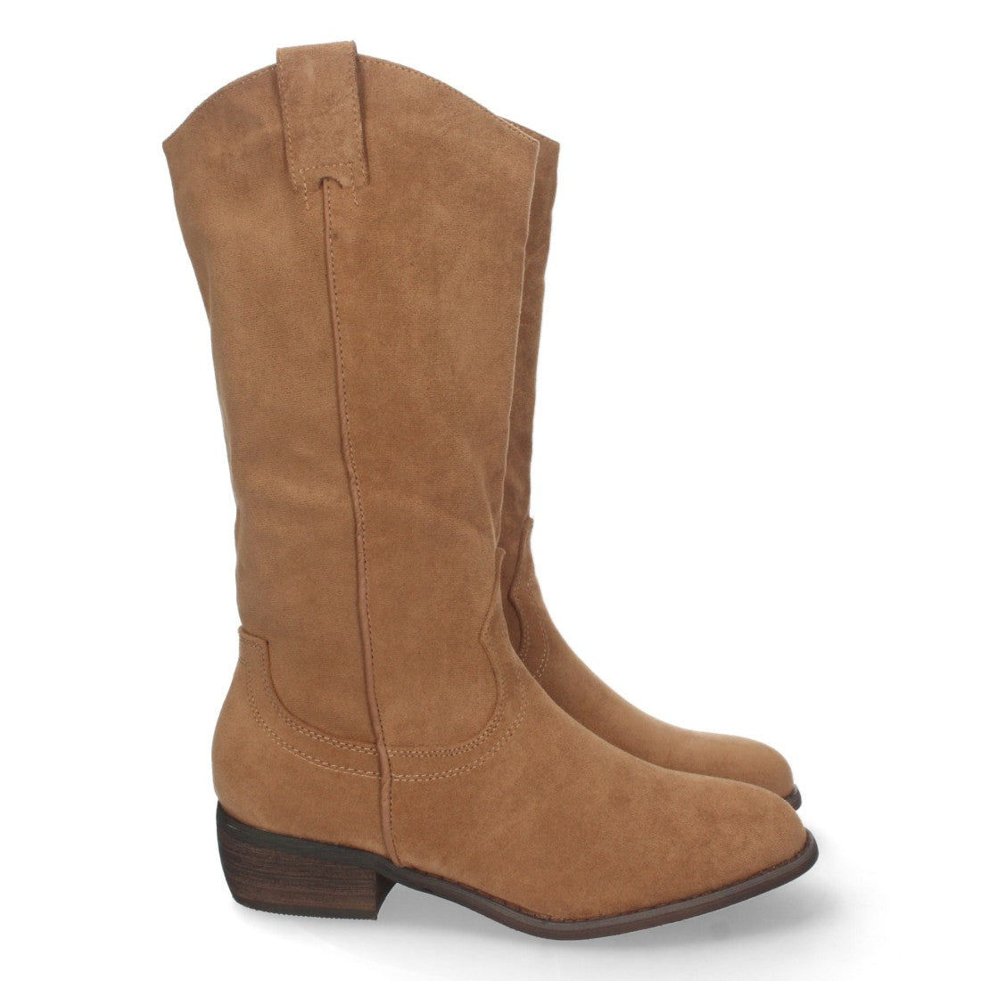 Bota de tacón de mujer con cremallera