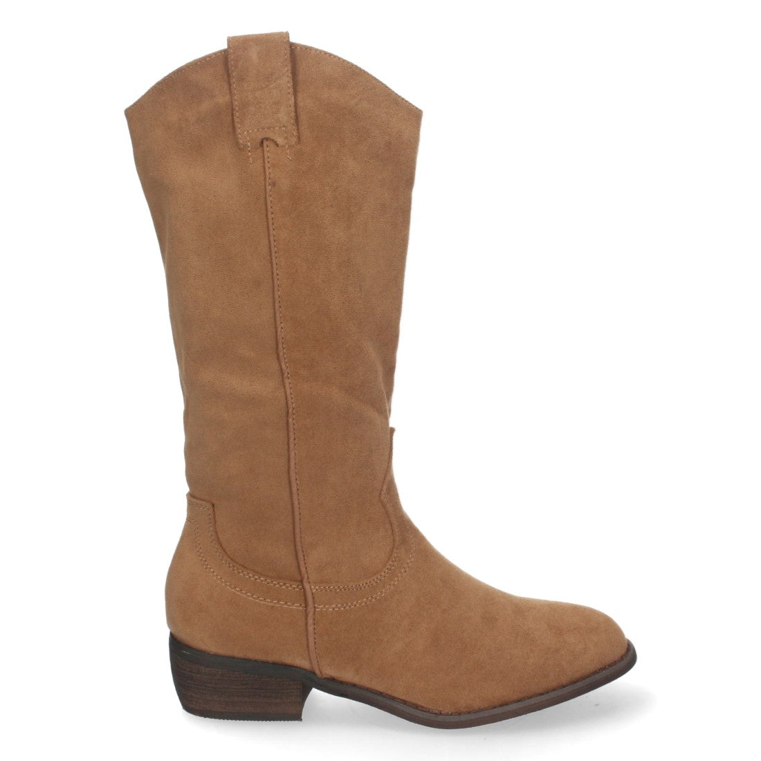 Bota de tacón de mujer con cremallera