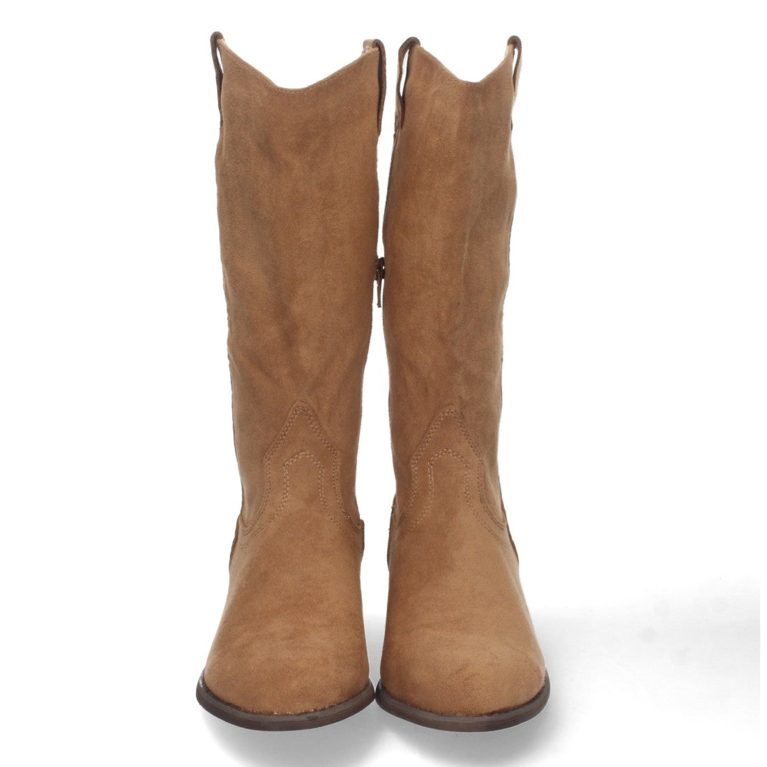 Bota de tacón de mujer con cremallera