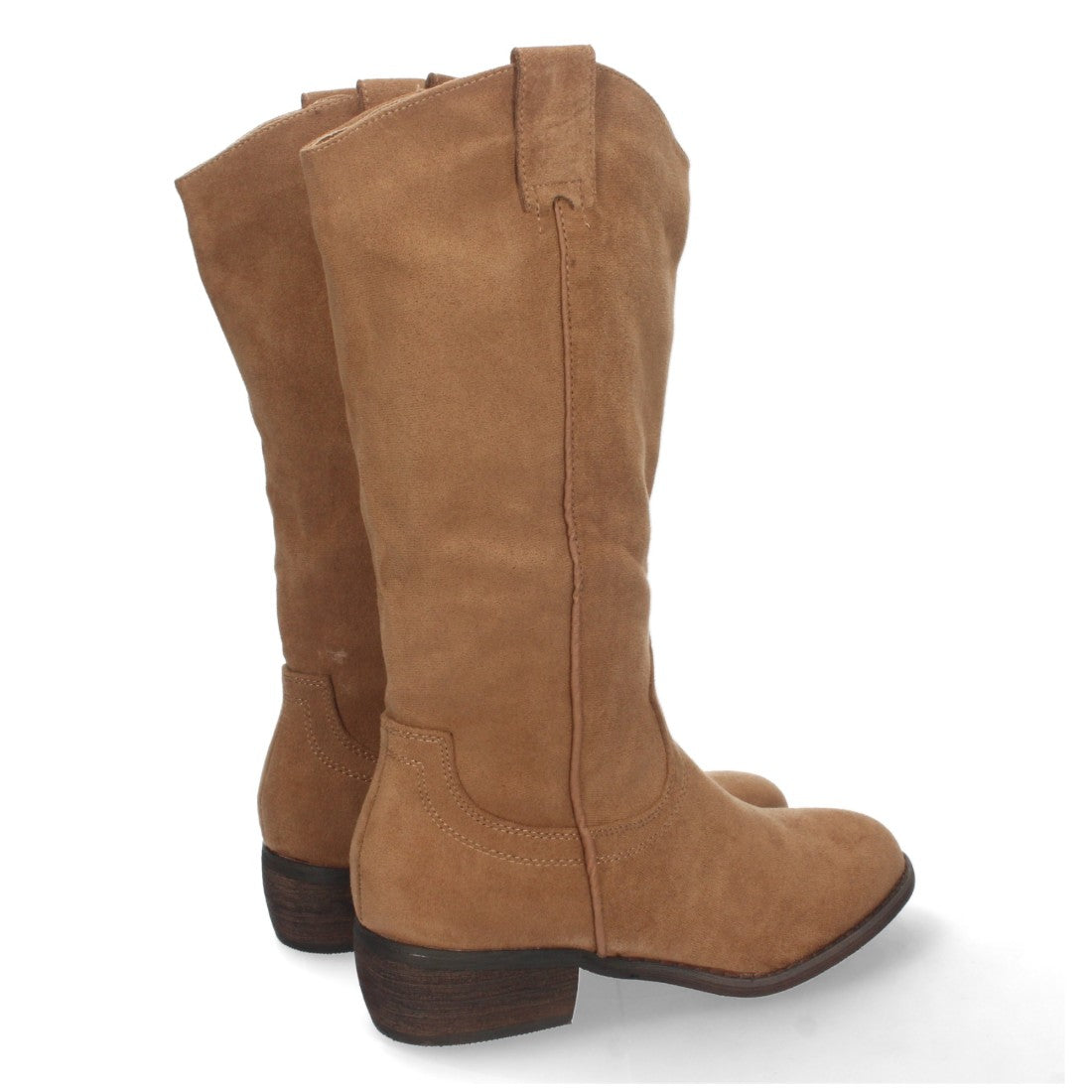 Bota de tacón de mujer con cremallera