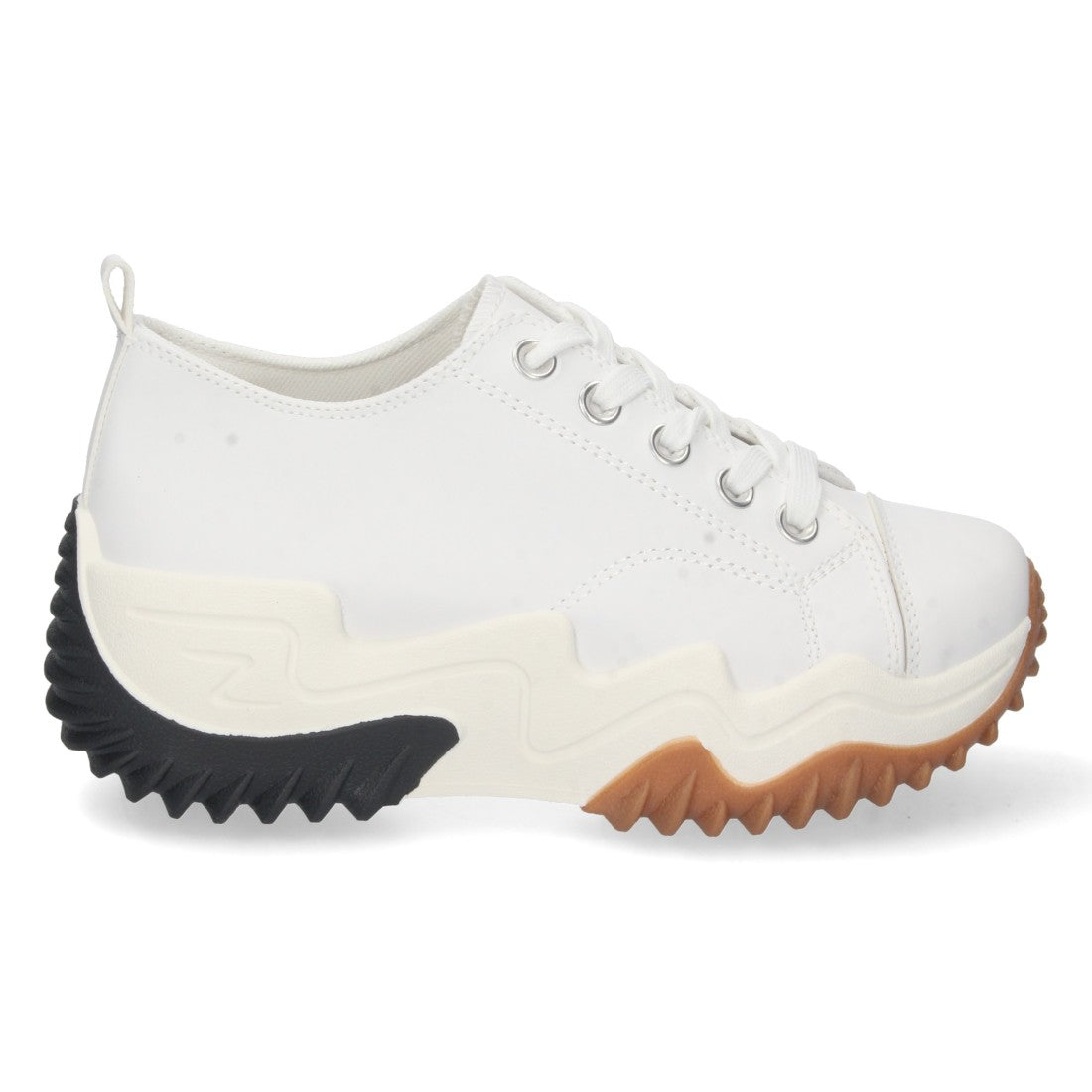 Zapatilla de mujer con material de polipiel