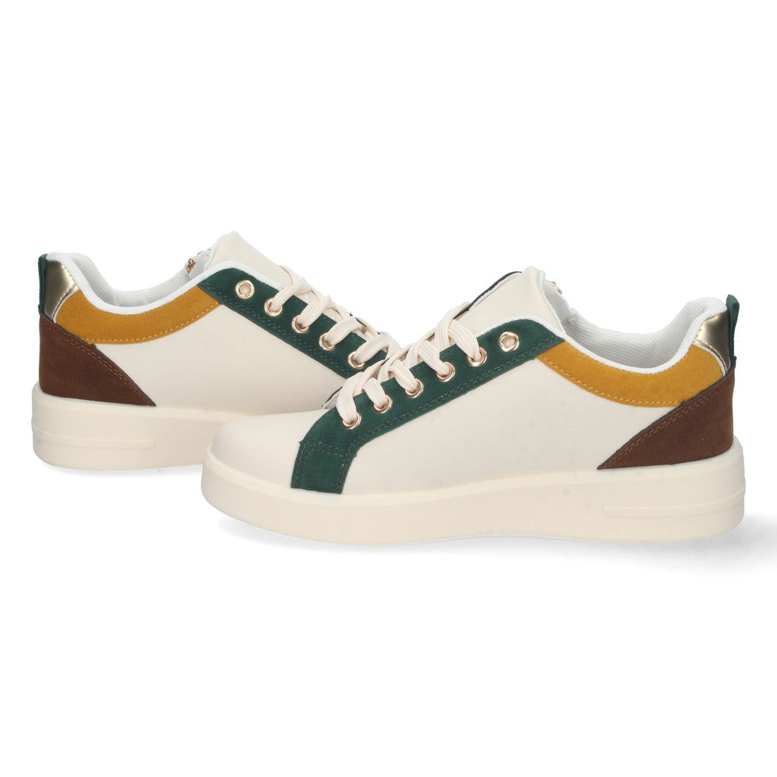 Zapatilla plana de mujer con cremallera