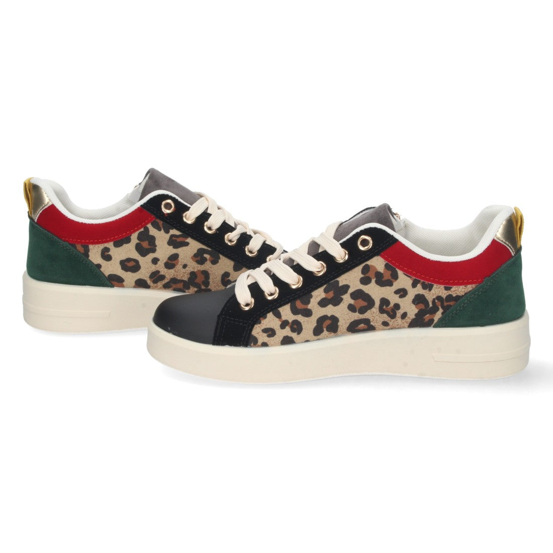Zapatilla plana de mujer con cremallera