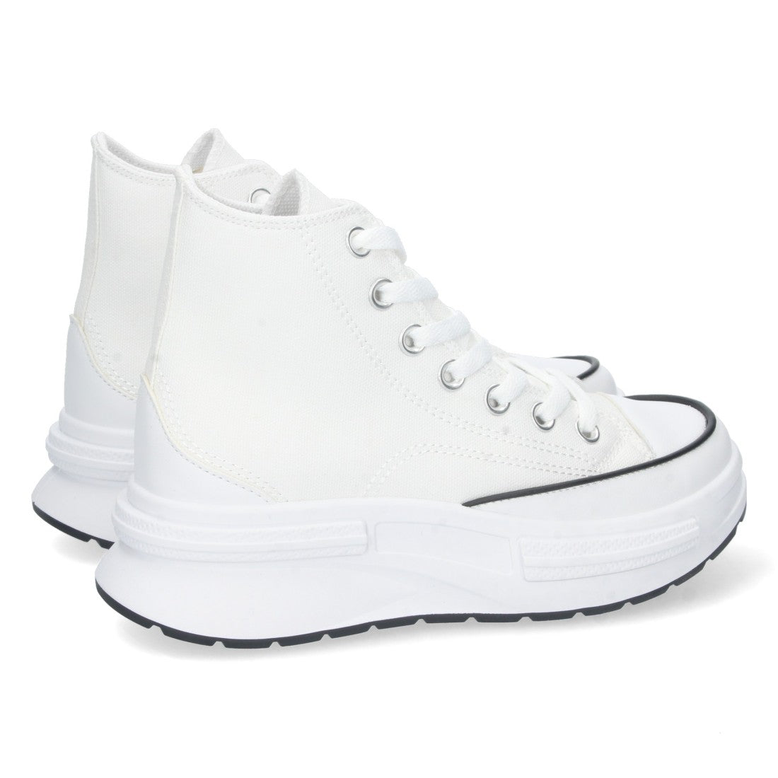 Zapatilla abotinada de mujer de plataforma
