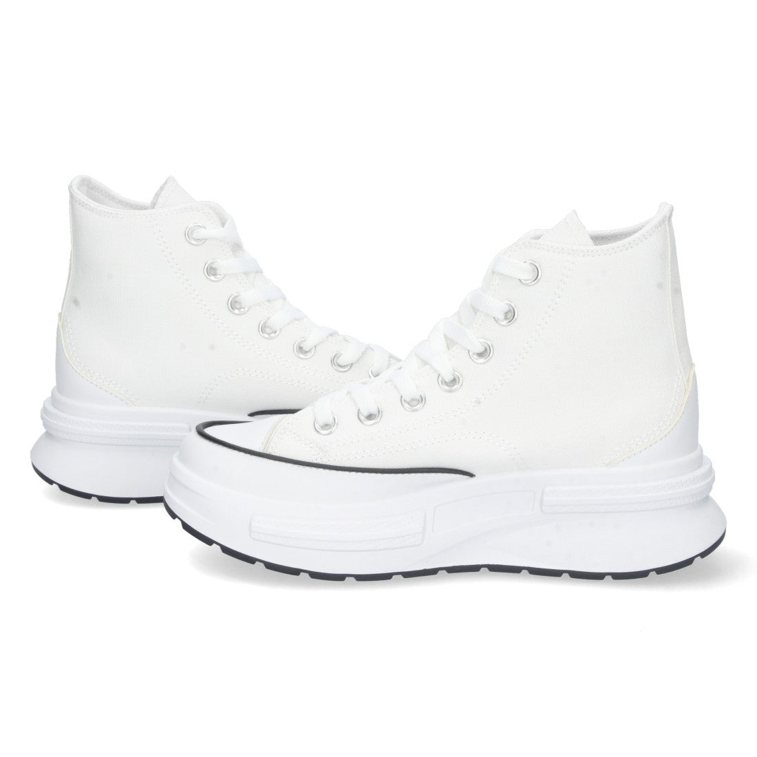 Zapatilla abotinada de mujer de plataforma