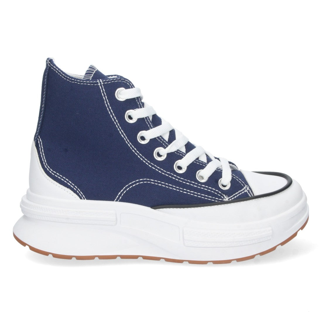 Zapatilla abotinada de mujer de plataforma