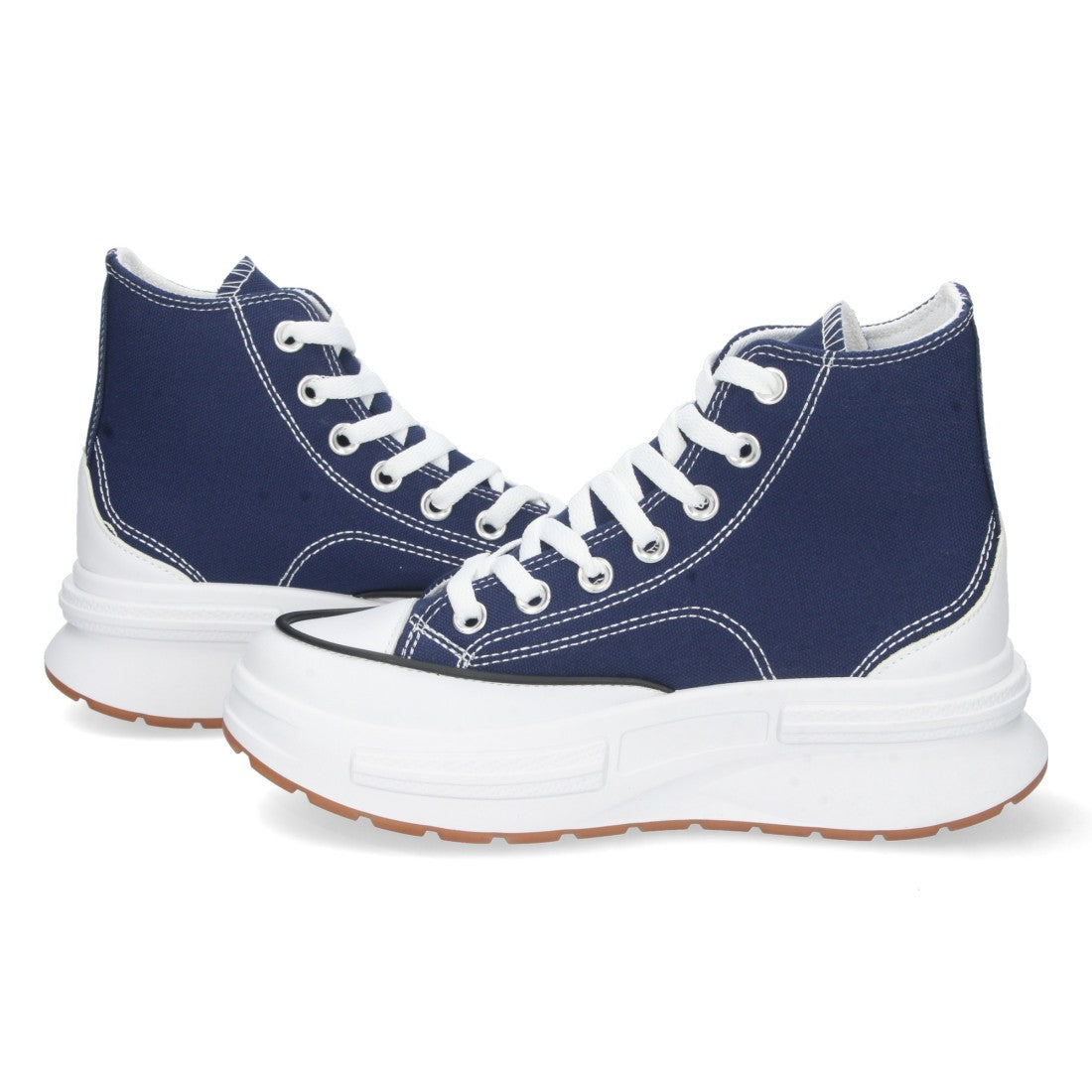Zapatilla abotinada de mujer de plataforma