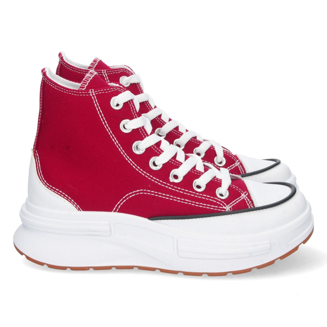 Zapatilla abotinada de mujer de plataforma
