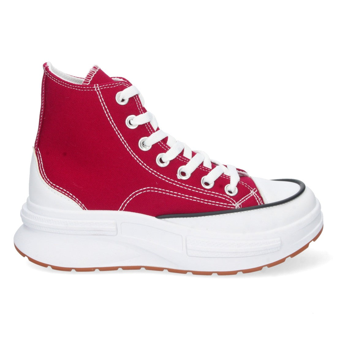 Zapatilla abotinada de mujer de plataforma