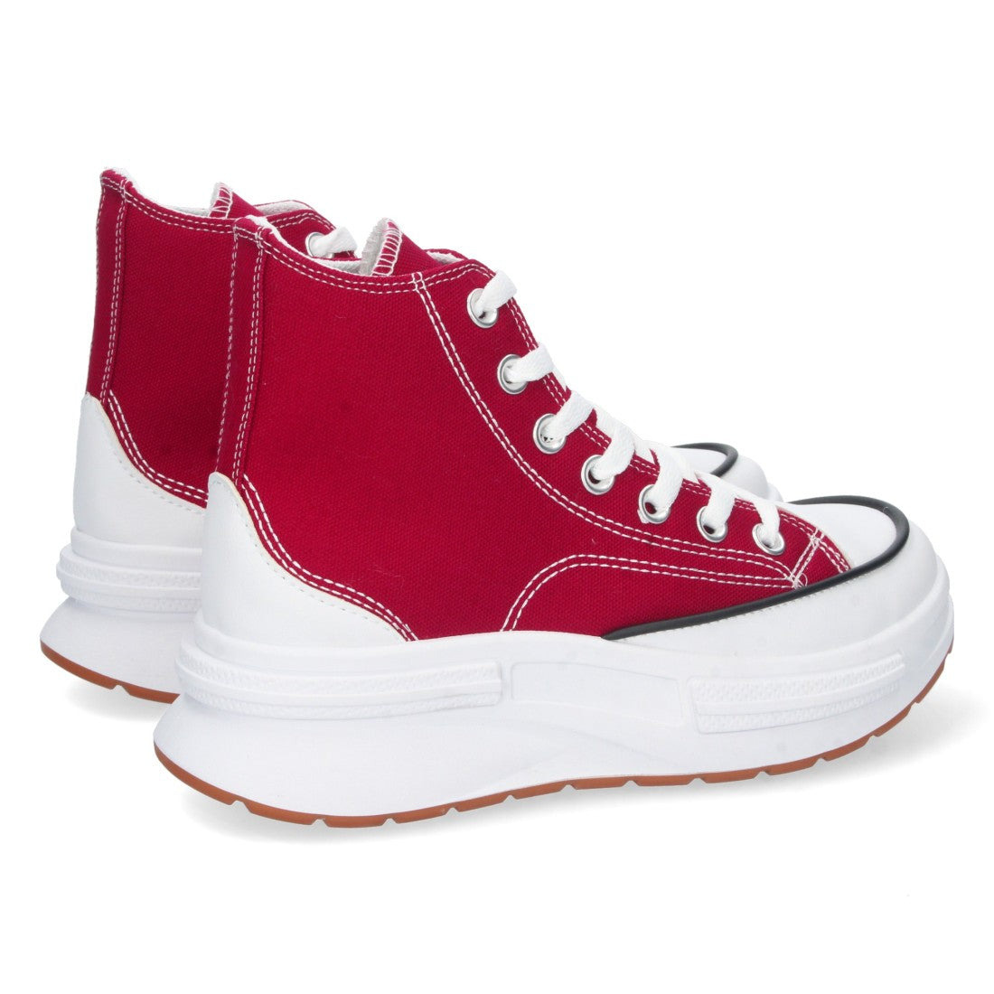 Zapatilla abotinada de mujer de plataforma