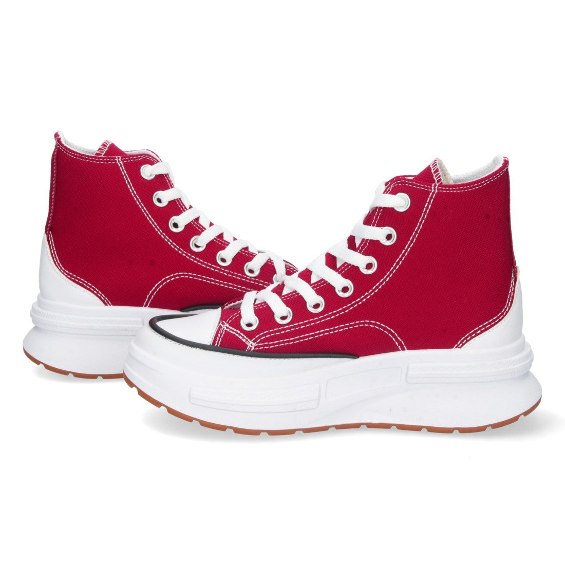 Zapatilla abotinada de mujer de plataforma