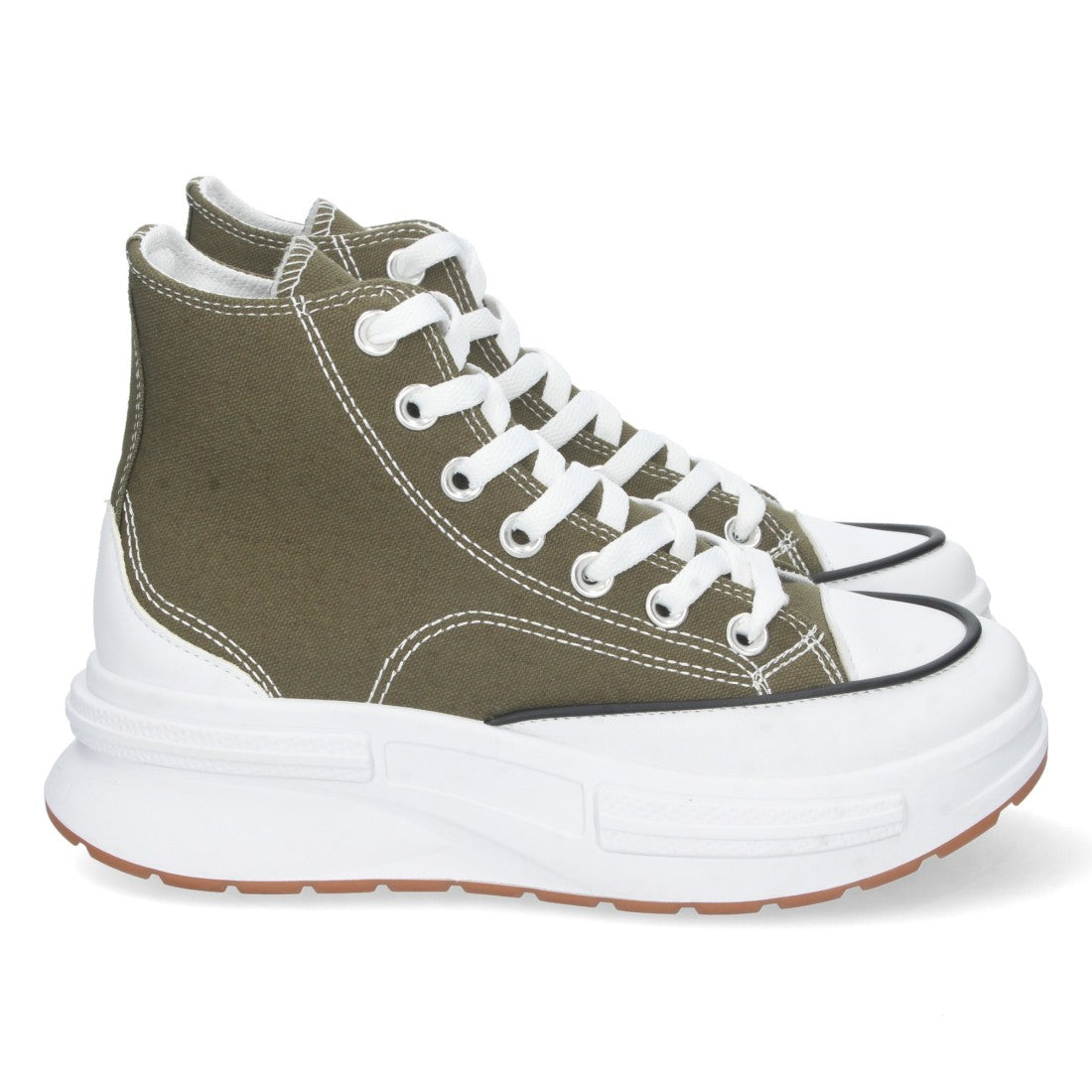 Zapatilla abotinada de mujer de plataforma