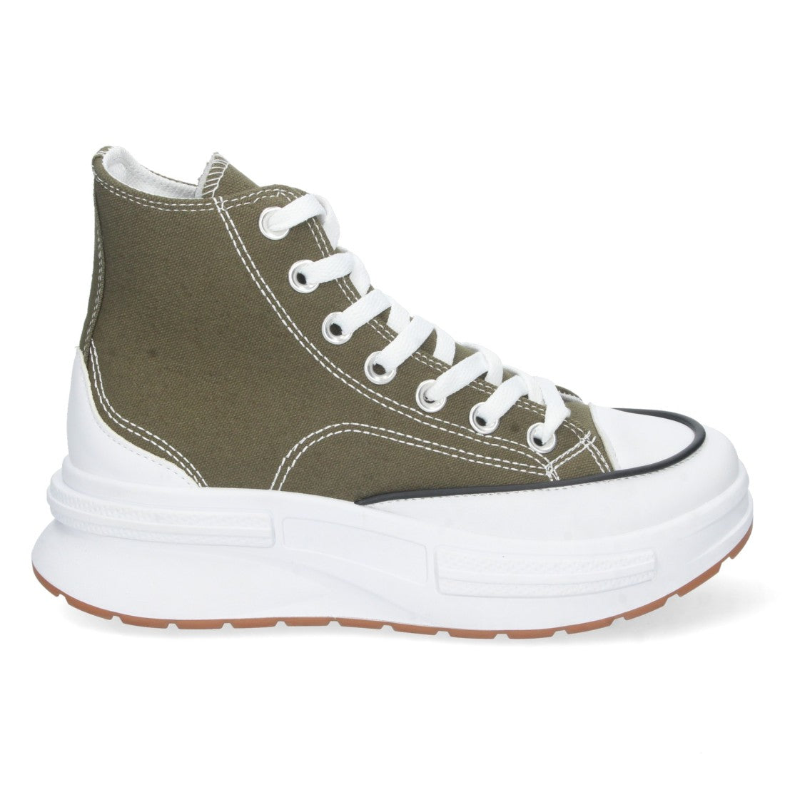 Zapatilla abotinada de mujer de plataforma