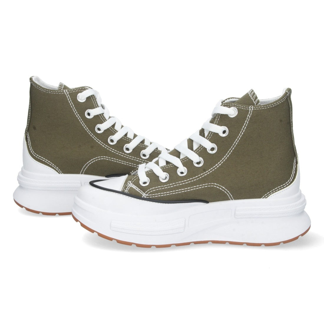 Zapatilla abotinada de mujer de plataforma