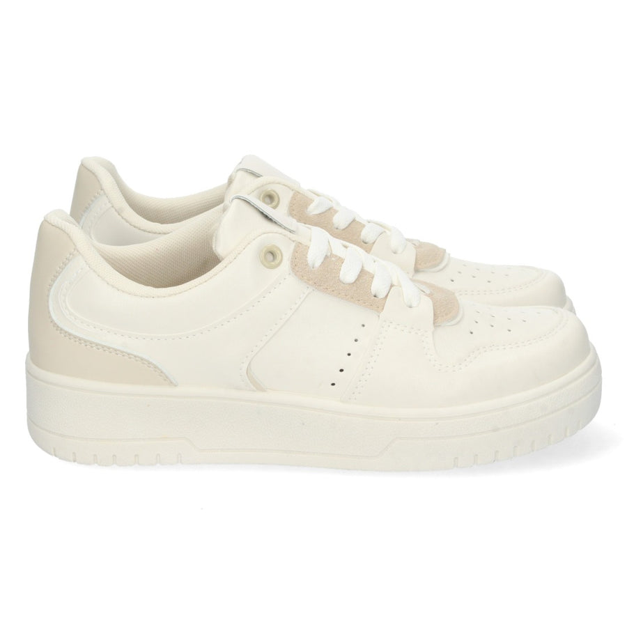 Zapatilla de mujer de plataforma - Beige (Ref. 1CD-1695)