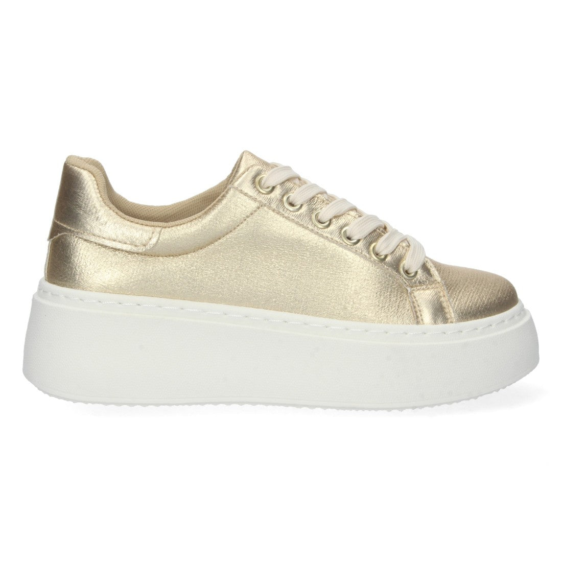 Zapatilla de plataforma de mujer con estampado brillante