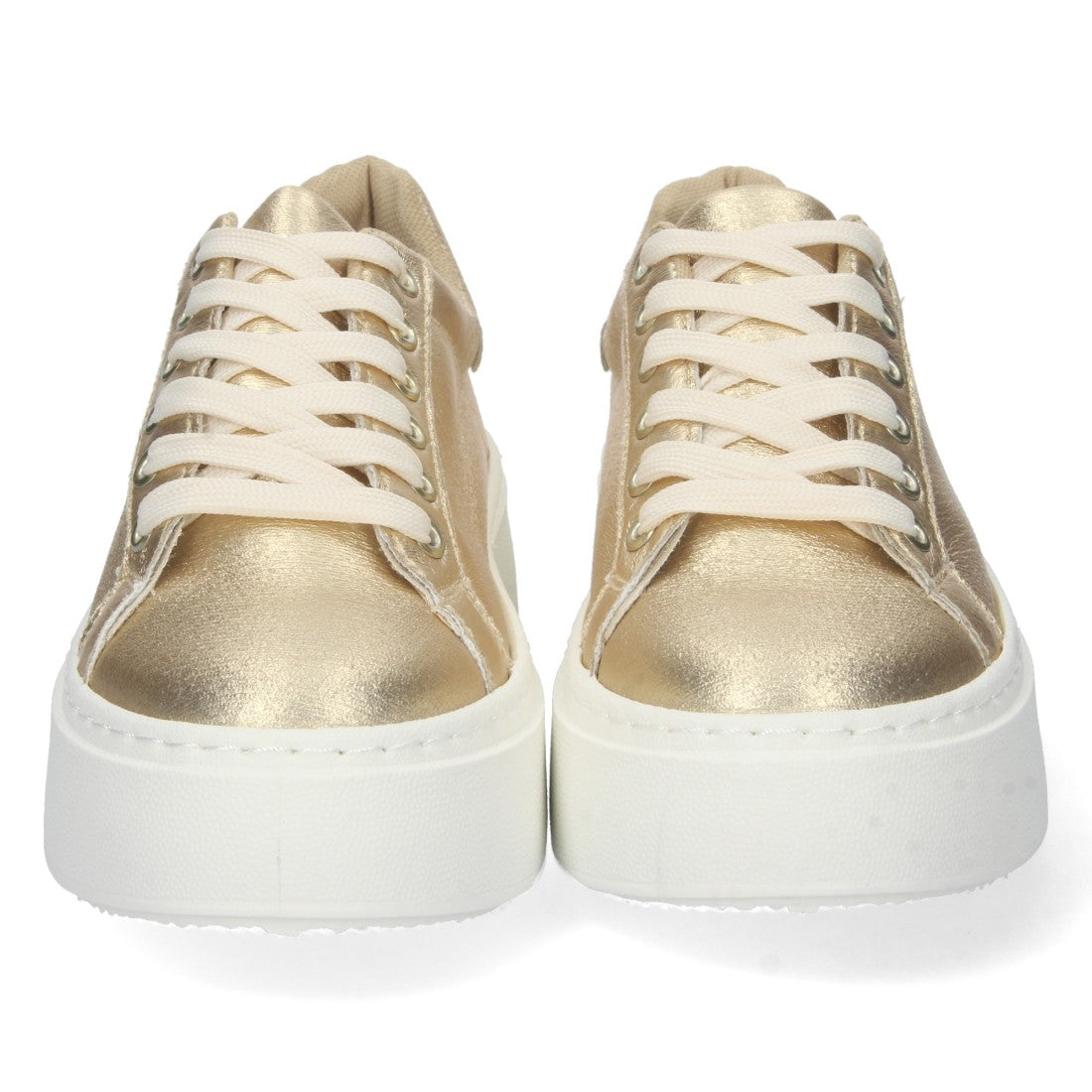 Zapatilla de plataforma de mujer con estampado brillante